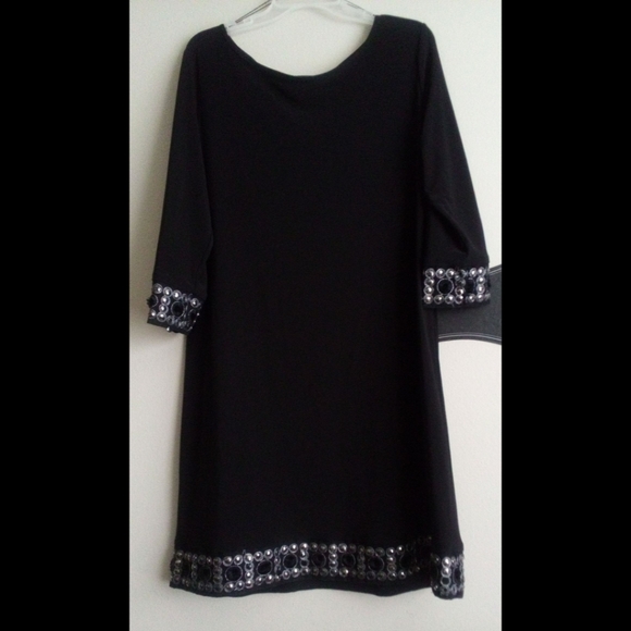 🆕LISTING! DRESSBARN EMBELLISHED BOATNECK FLARE DRESS(PRE-OWNED) - Picture 8 of 13